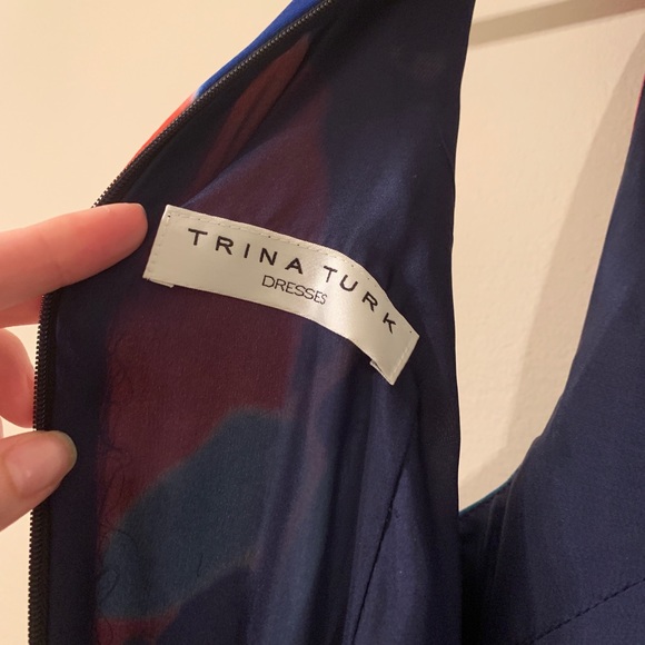 TRINA TURK Watercolor Halter Mini Dress - Picture 7 of 7